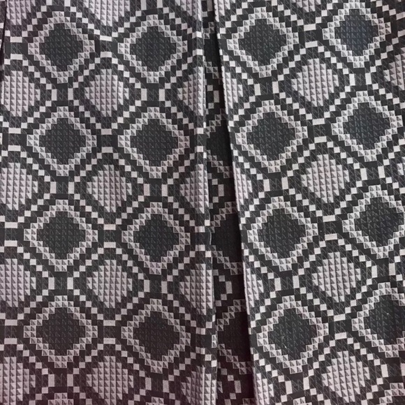 ANN TAYLOR Purple Black Pleated A-Line Full Skirt - Picture 2 of 4